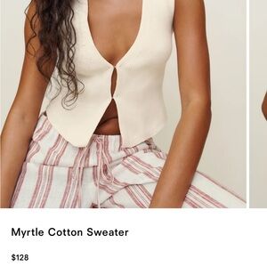 Myrtle cotton sweater reformation